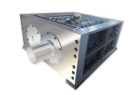 Building Material Shops Double Shaft Shredder Machine for Wood Crushing and Grinding