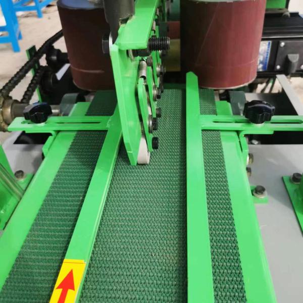Advanced Automatic Wooden Block Four Sided Sanding Machine with Double Pressure Roller
