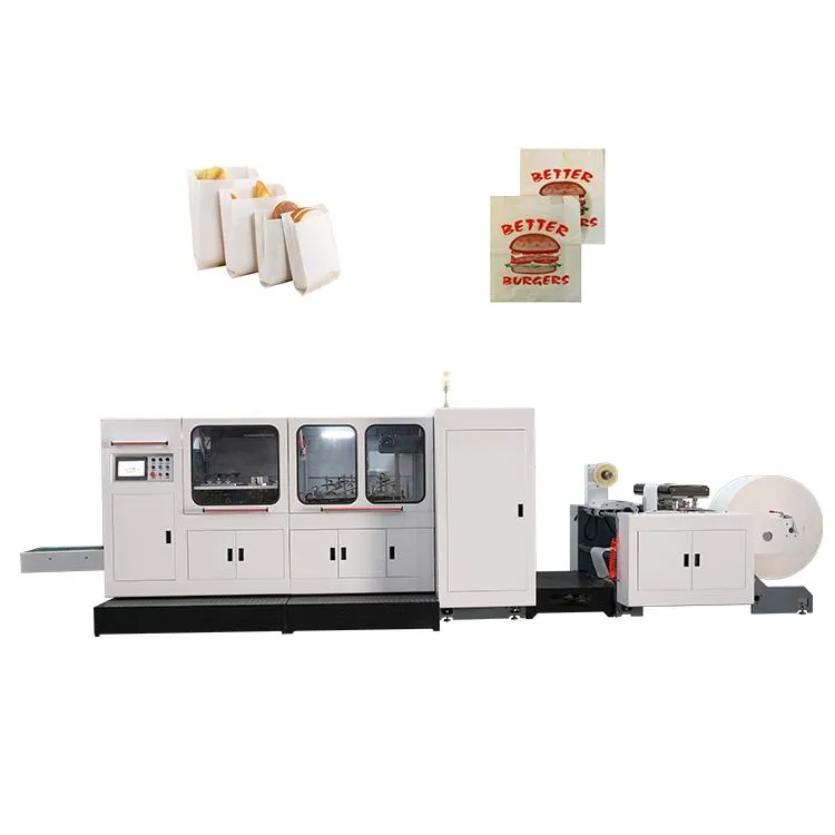 PLC Control System Industrial Paper Bag Machine Featuring Water In K Ink Suitable for Continuous Paper Bag Manufacturing
