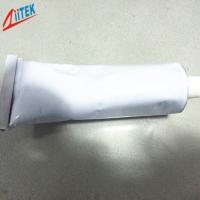 Cobre de silicone térmico de cor branca Adesivo de 1,2 W Isolamento de transferência térmica Cola de silício para refrigeração de sumidouros LED