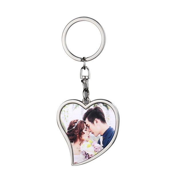 Différentes formes de clés de sublimation pendentif porte-clés