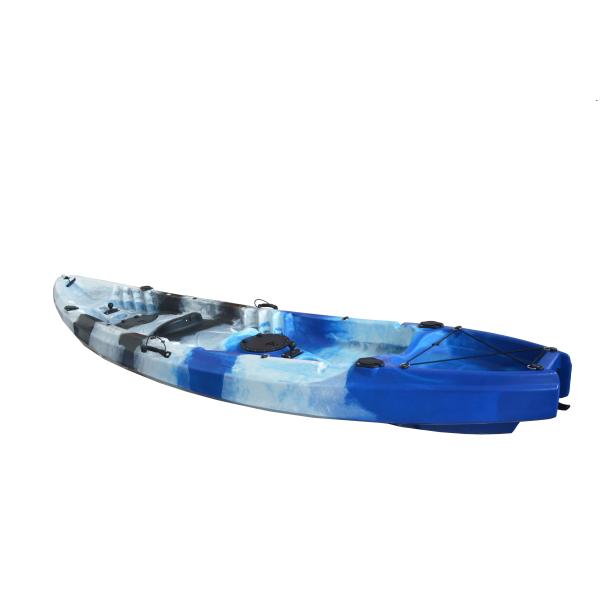 Woowave 2 person Fishing Kayak HDPE Sit on top Kayak Canoe 370*87*33cm Package Size