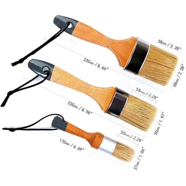 Furniture And DIY Projects Wax Paint Brush With Natural Bristles