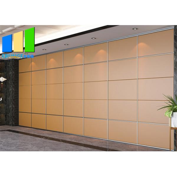 Easy To Operate Conference Hall Acoustic Folding Room Partition Walls Commercial
