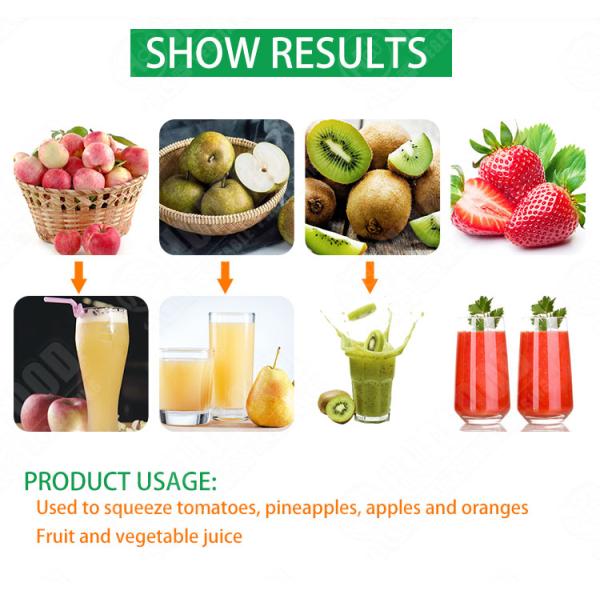 ginger / apple / sugar cane juicer extractor