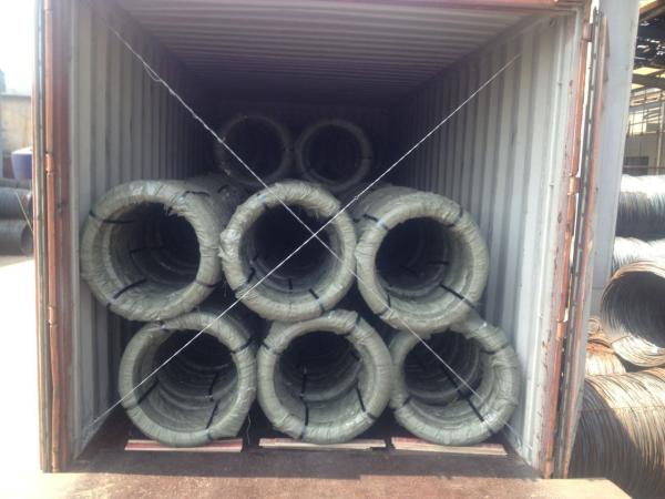 Firm Layer ASTM Galvanized Guy Wire , High Strength Cable For Overhead Aerial Line