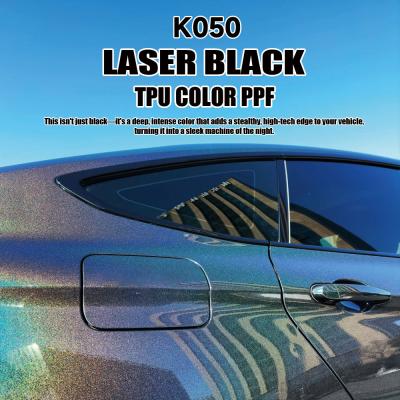 K050 Laser Black TPU Color Paint Protection Film Vinyl Car Wrap Self Healing