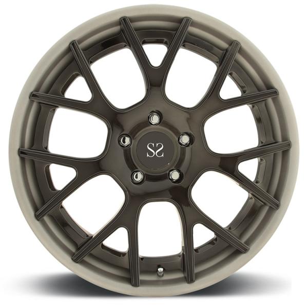 20inch Rims Gloss Black  Customized  2-PC Forged Alloy Rims With 5x120 For BMW M4/ SAE J2530 Alloy Wheels