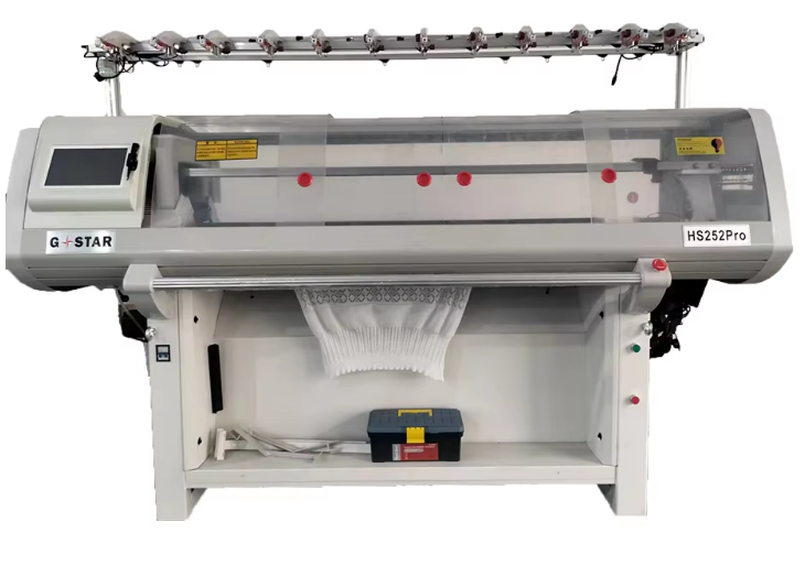 Advanced 52 Inch Knitting Width Dual System Flat Knitting Machine for Sweater Collar