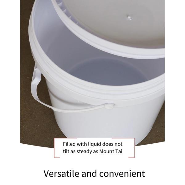 Paint 1L / 2L / 5L / 10L Plastic Buckets Customized Plastic Pails