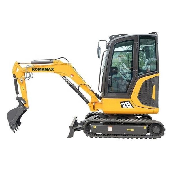 Side Swing Mini Excavator Xn28 Micro Digger 2640kg Crawler Excavator 0.05cbm Tracked Bucket Excavator