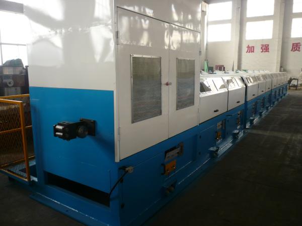 CO2 Gas Shielded Wire Drawing Equipment , Electrical Welding Electrode Making Machine LZ10--560