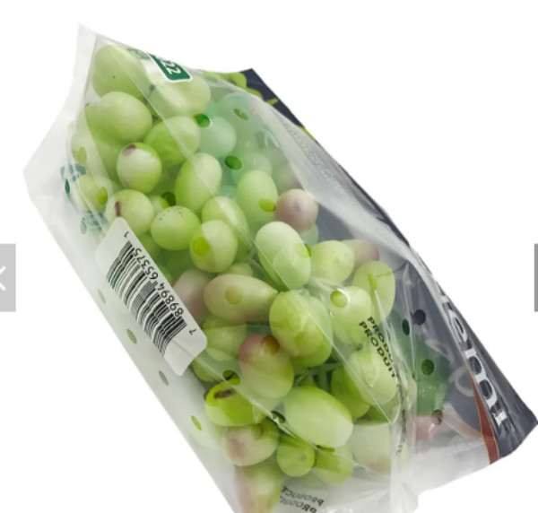 El empaquetado durable de la fruta de la uva empaqueta bolsos Ziplock del almacenamiento amistoso de Eco