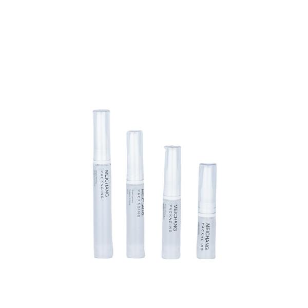 Eye Serum Cream Airless Pump Bottle with Massage Head Lotion Pump Cosmetic Packaging 5ml PP
