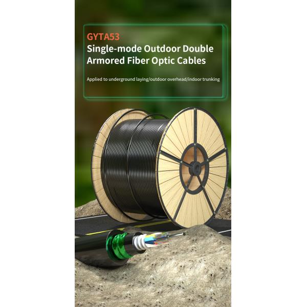 Armoured GYTA53 Fiber Optic Cable for Speed Data Transfer in Extreme Environments