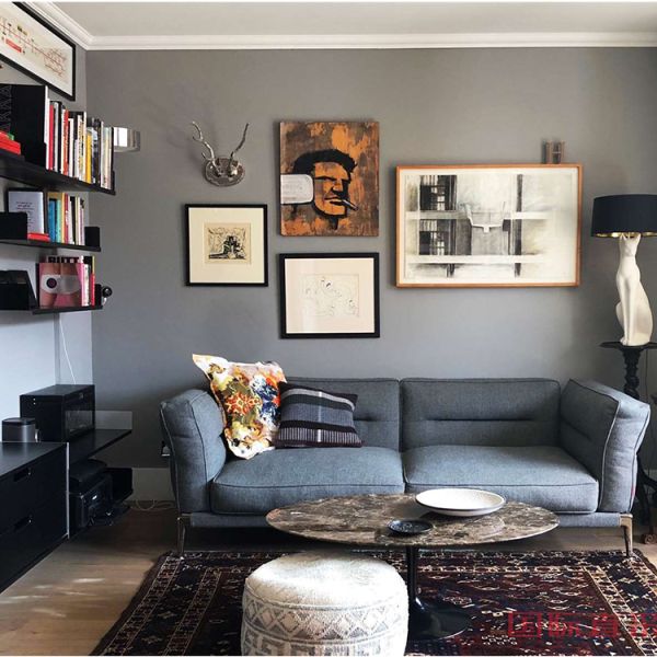 Italian Style Living Room Furniture Sofa Modern Fabric Corner Sofa