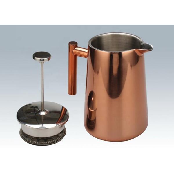 19cm Height Stainless Steel Insulated French Press 1500ml Double Wall Coffee Press