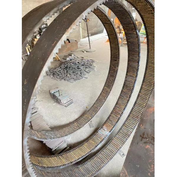 Engrenage annulaire en alliage Q235 pour broyeur d'aliments aquatiques