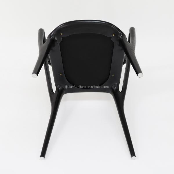 Wooden Artistic Customized Fabric Upholstery Solid Wood Dining Chair for Modern Restaurant Seating Solution