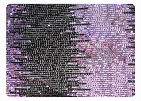 OEM / ODM Custom Beaded Lace Fabric , Shining Sequins Design CY-XP0014