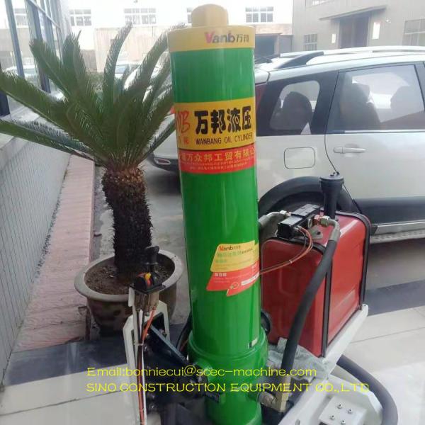 High Strength Truck Spare Parts Tipper Single Acting Telescopic Hydraulic Cylinder