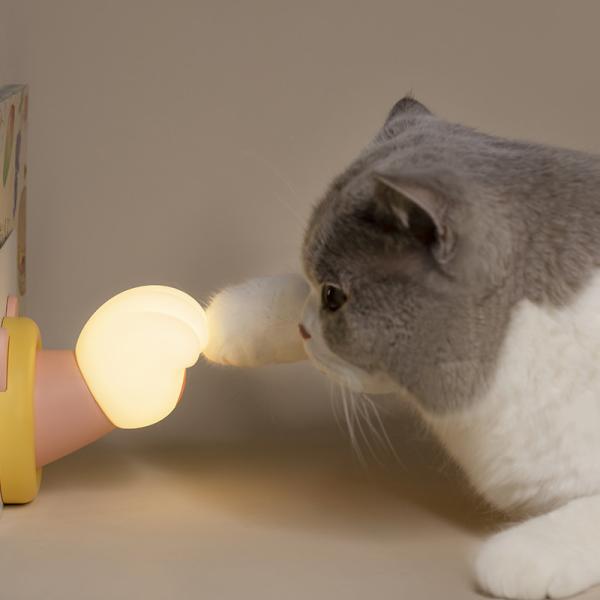 Cat Claw Creative Night Light Charging USB Birthday Gift Cute and Cute Practical Girl Gift Silicone Patting Light
