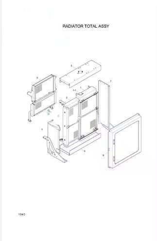 Wheel Loader Water Radiator 11LC-30030 11LC-30022 11LC-30041 11LC-30051 For HL760LC-7