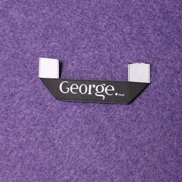 Iron On White Woven Custom Clothing Labels 100% Cotton Label For Kids Garment