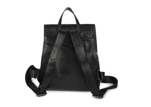 New College Wind Double Womens Fashion Rucksack Female Student Embossed Clamshell
