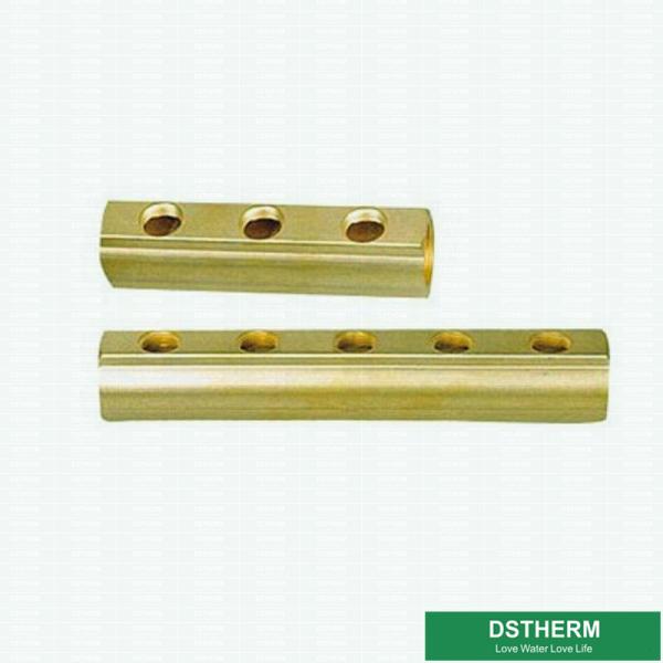 Two Ways To Six Ways Brass Water Separators Manifolds For Pex Pipe With Ball valves For Hot  Water Supplying