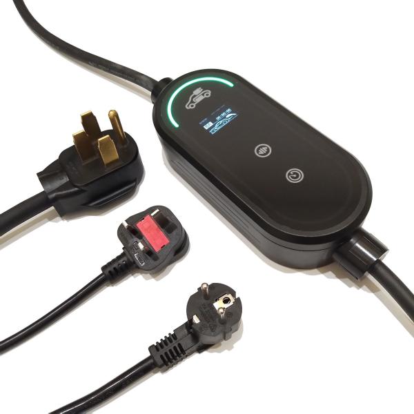 16A IP67 Portable EV Charger 3.7kW 110V/230V