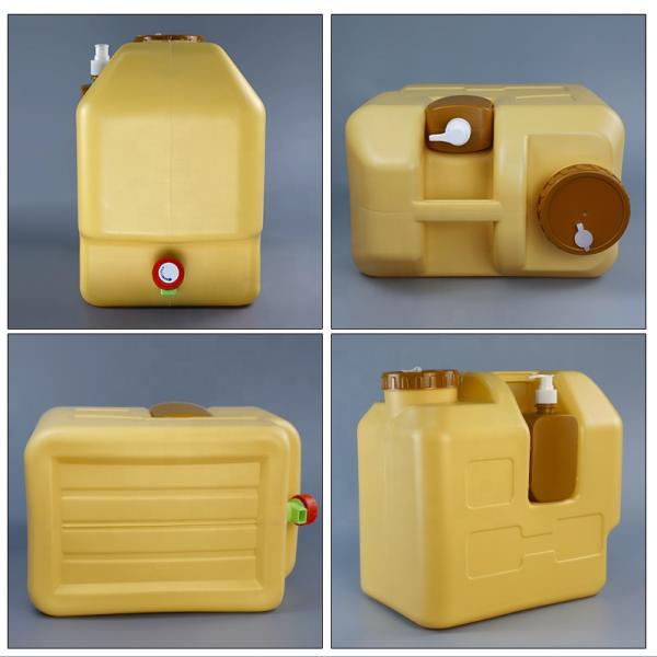 1.3KG Rectangle 5 Gallon Camping Water Tanks Corrosion Resistant