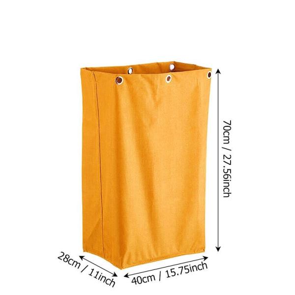 Replacement Janitorial Cart Bag, High Capacity Thickened Housekeeping Commercial Janitorial Cleaning Cart Bag