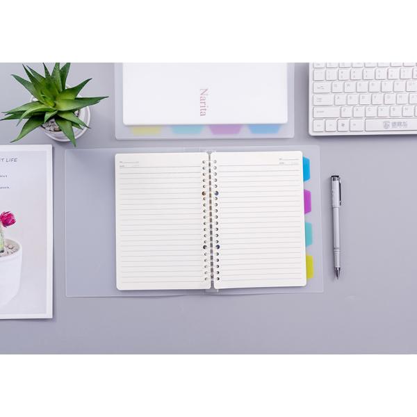 Офис и студенты A5/B5 40 листов Пластиковая крышка Книжка с прозрачной крышкой