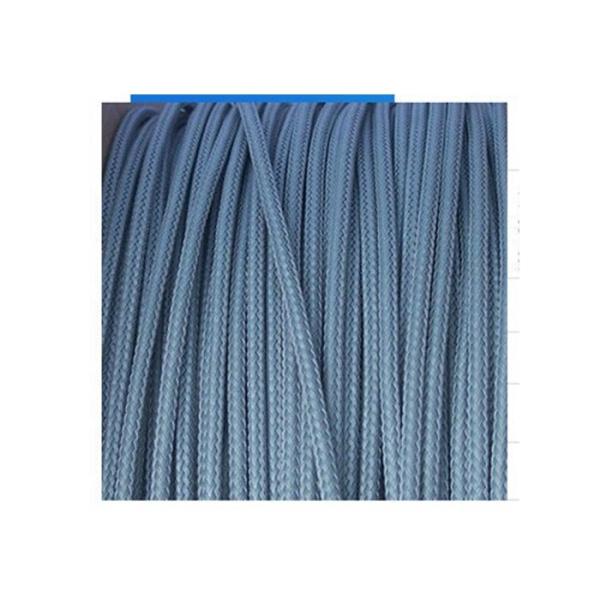 Retardancia trenzada da alta temperatura de la llama del poliéster que envuelve buena para el alambre de protección