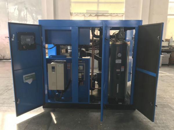 Two Stage 75kw / 100hp Rotary VSD Screw Compressor Permanent Magnet