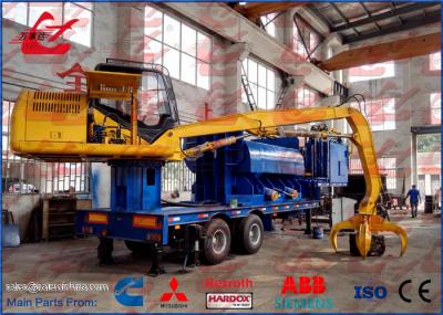 Portable Scrap Baler Logger Metal Baling Machine With Feeding Grab Automatic Control Customize Accepted