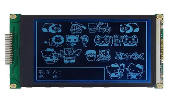 Module d'affichage LCD graphique personnalisé Mono DFSTN Affichage négatif