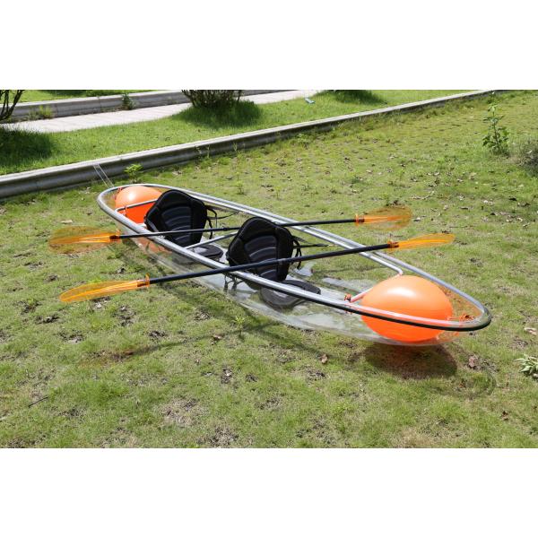 Woman Top Jet Engine Transparent Canoe Kayak Fishing Pedal Drive Racing