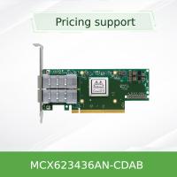 Tarjeta adaptadora Nvidia MCX623436an-Cdab Connectx-6 Dx En, 100 GbE, OCP3.0, con gestión de host, Dual-Port QSFP56, PCIe 4.0 x16, sin criptografía, tornillo de mariposa (lengüeta)