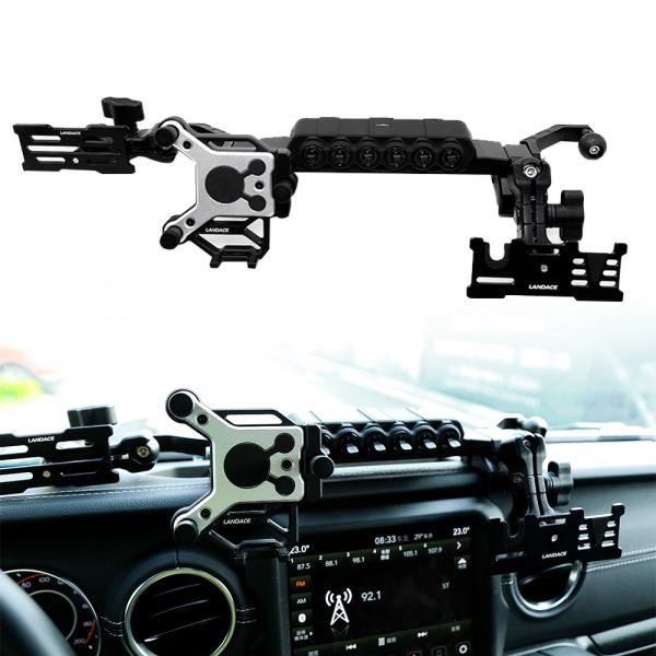 Aluminum Alloy Car Phone Holder for Updated Wireless Models and Mobile Phone Stability