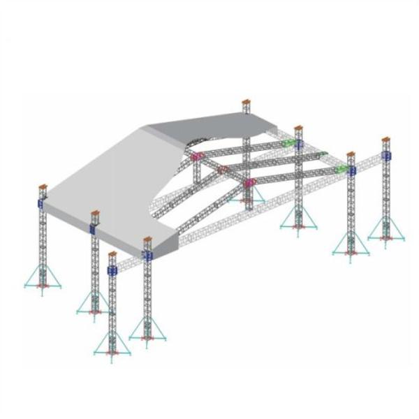 12 Inch Aluminum Spigot Square Box Event Truss Quick Connection