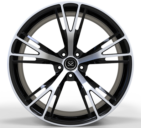 Monoblock 1 Piece Wheels For F06 BMW M6 Gran Coupe 22inch Staggered Gloss Rims