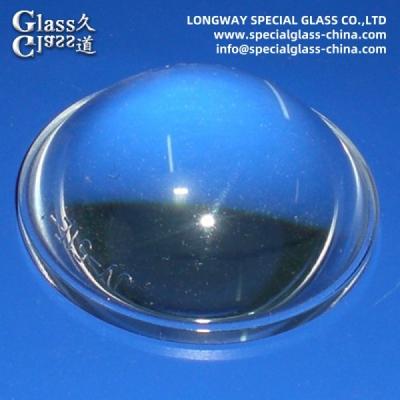 Optique personnalisée Pyrex Lentille de verre lampe de poche Lentille de verre haute précision