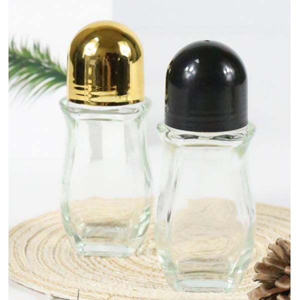 50 мл Многоразовые большие стеклянные флаконы с роликом, тройное уплотнение, роллер-дозатор для эфирных масел и средств личной гигиены