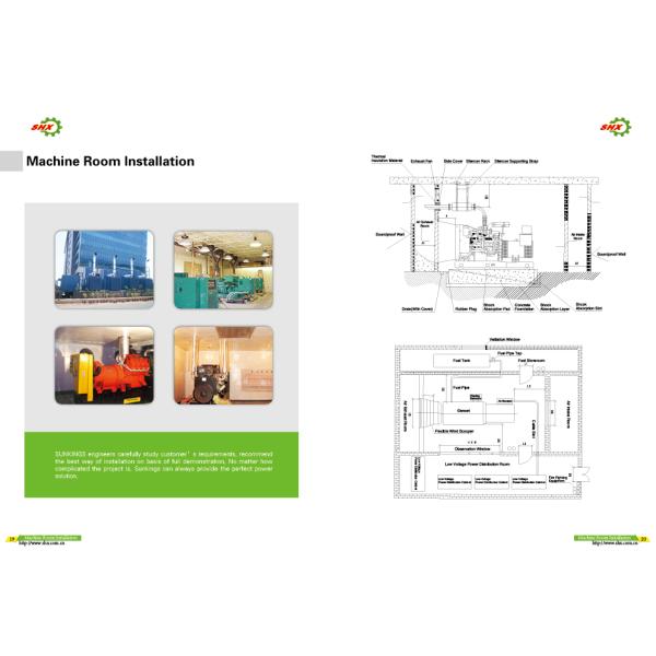 Rainproof набор Dg генератора SDEC Genset 500 Kva Cummins Cummins Stamford дизельный