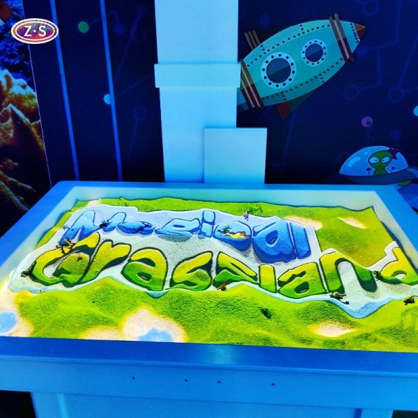 Interactive AR Sandbox Table with Real-Time Terrain and Learning Games