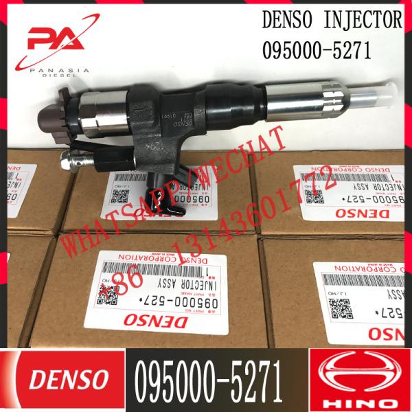Inyector de combustible común diesel del carril 095000-5271 0950005271 para HINO J08E con buena calidad