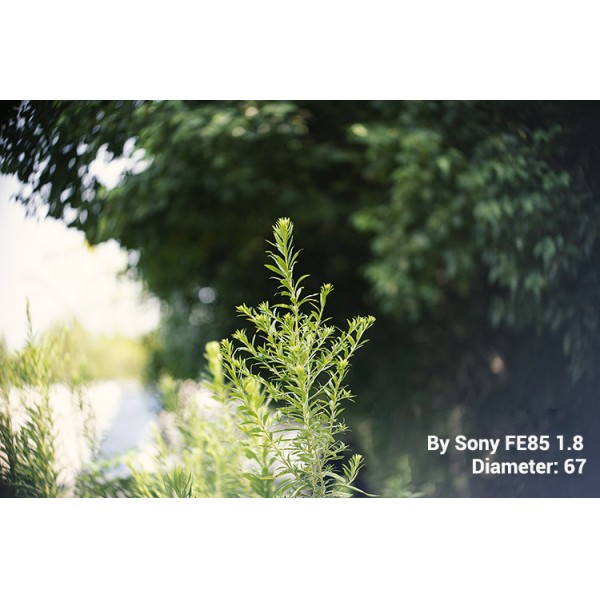 49mm Special Effect Lens Filter OEM / ODM Swirl Bokeh Filter With Optical Glass