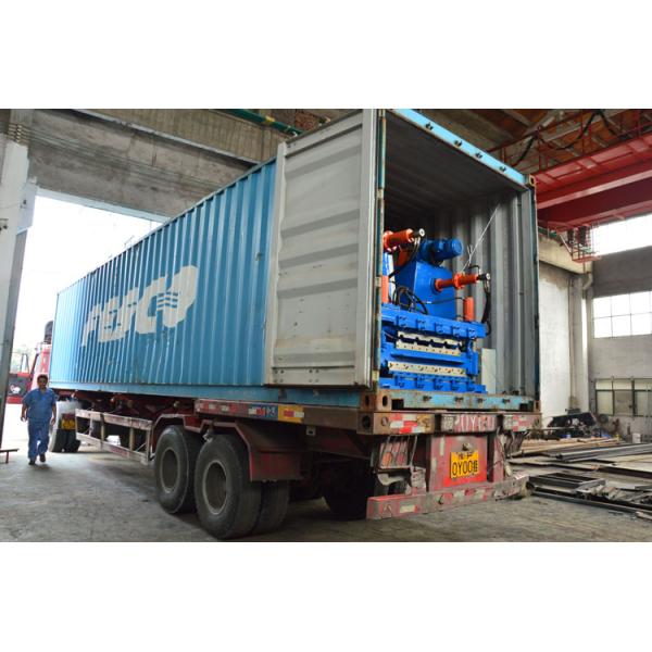 Máquina acanalada galvanizada onda grande de tambor del tejado del metal de la hoja fina del barril